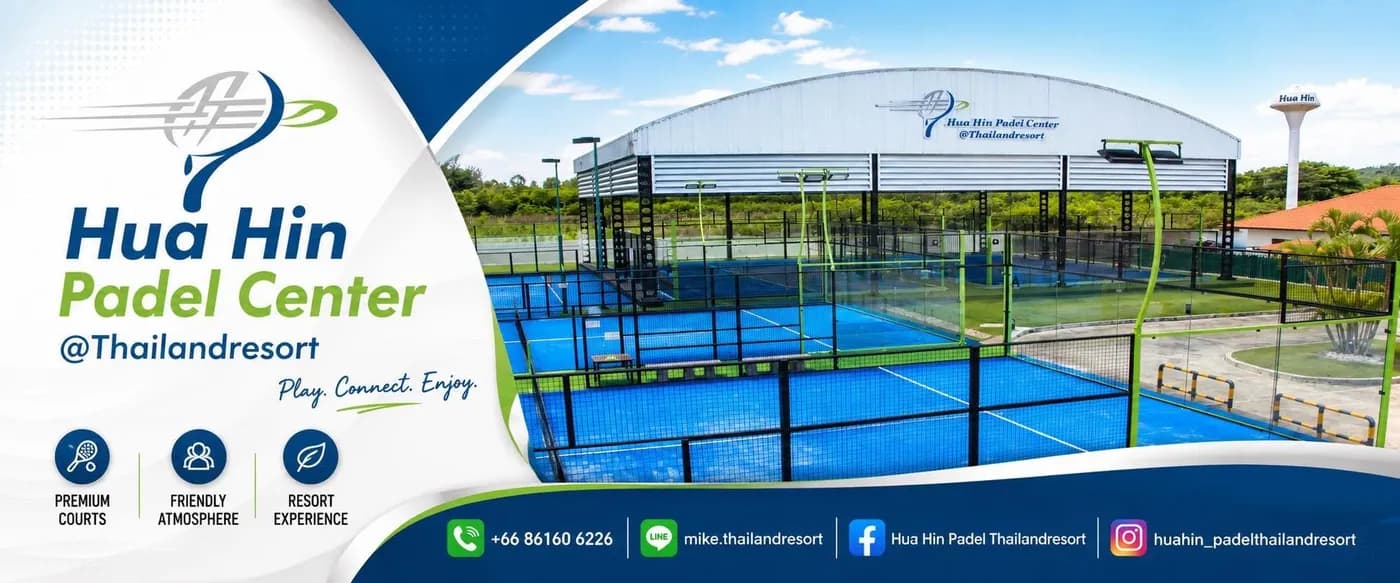 Hua Hin Padel Center @ Thailand Resort, padel centre · 4 courts in Hua Hin